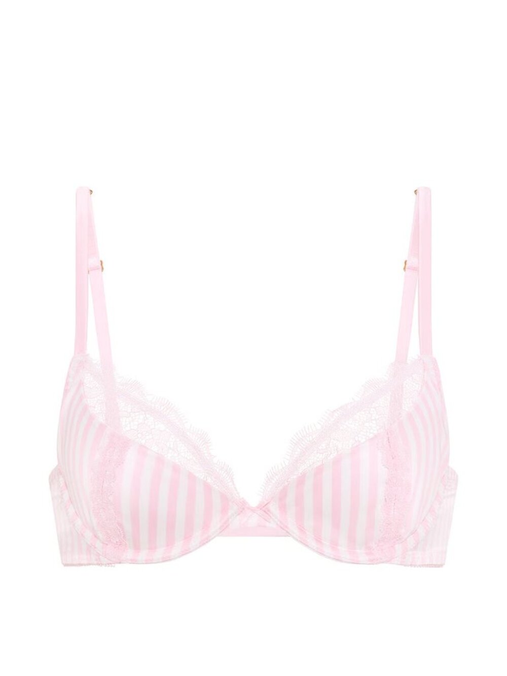 New! Victoria’s Secret Tease Satin Lace-Trim Demi Bra 38D 34526